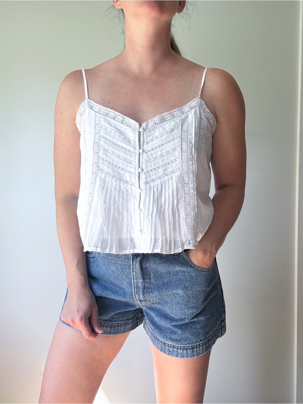 American Eagle lace tank